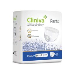 Septona Cliniva Pants Εσώρουχο Ακράτειας No2 Medium 70cm - 120cm (14τμχ) SEPTONA Πάνες Ακράτειας