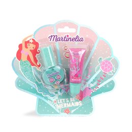  Martinelia Lets Be Mermaids Beauty Kit Βερνίκι Νυχιών 3.5ml &  Lip Gloss 4.5ml 2τμχ (44378)  Παιδικά Αξεσουάρ