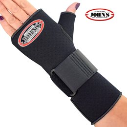 JOHN'S Πηχεοκαρπικός Με Αντίχειρα Αριστερός Neoprene Μαύρο Large 120117,  1 τμχ JOHNS Κάτω Ακρα