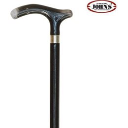  John's 15285 Μπαστούνι Ξύλινο Με Πλάγια Λαβή Ταφ Γυναικείο Μαύρο 1 τεμάχιο JOHNS Διάφορα