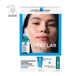 La Roche Posay Effaclar Serum 30 ml + Δώρα M Purifying Foaming Gel 50 ml & A.Z. Gel-Cream 3 ml LA ROCHE POSAY Λιπαρό Δέρμα / Ακμή