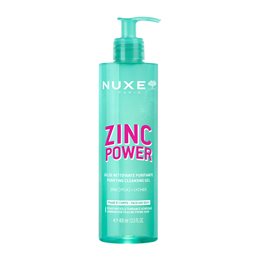 Nuxe Nuxe Zinc Power Gel Τζελ Καθαρισμού Προσώπου & Σώματος για το Μικτό έως Λιπαρό Δέρμα, 400ml NUXE Λιπαρό Δέρμα / Ακμή