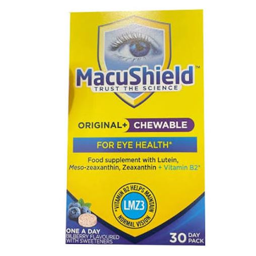 MacuShield Original Chewable For Eye Health (Bilberry Flavoured) 30tabs