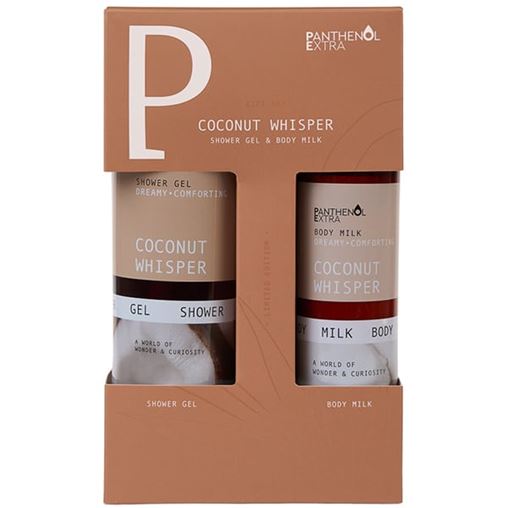 Panthenol Extra Coconut Whisper Shower Gel 500 ml & Body Milk 300 ml