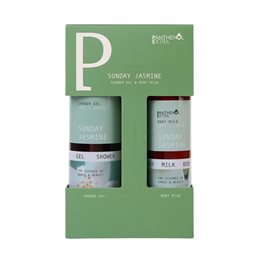 Panthenol Extra Sunday Jasmine Shower Gel 500 ml & Body Milk 300 ml PANTHENOL EXTRA Gift Ideas