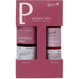 Panthenol Extra Euphoria Musk Shower Gel 500 ml & Body Milk 300 ml PANTHENOL EXTRA Πακέτα