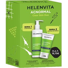 Helenvita Promo ACNormal Cleansing Gel 200ml & Rebalancing Emulsion 60ml HELENVITA Πακέτα
