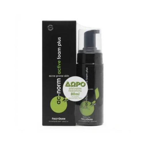 Frezyderm Ac-Norm Active Foam Plus Αφρός Καθαρισμού Προσώπου για Λιπαρό & Ακνεϊκό Δέρμα 150ml & 80ml