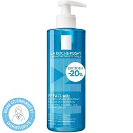  La Roche Posay Effaclar Gel Καθαρισμού για Λιπαρή / Ευαίσθητη Επιδερμίδα, 400ml (Promo -20%)  LA ROCHE POSAY Super Sale