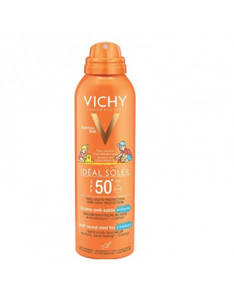 Vichy Capital Ideal Soleil Αντιηλιακό Spray Που Απομακρύνει Την 'Άμμο Για Παιδιά SPF 50+ 200ml
