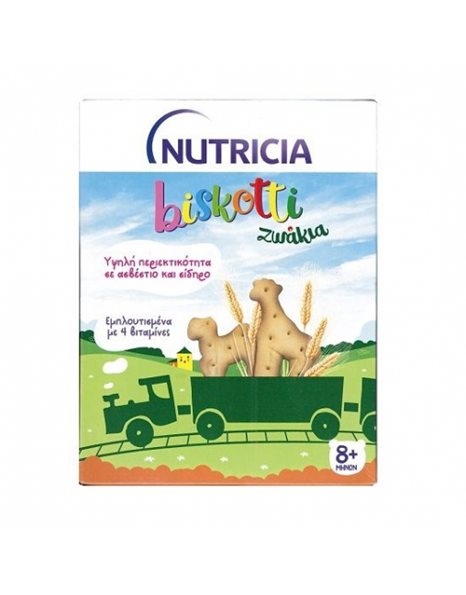 Nutricia Biskotti Ζωάκια Βρεφικά Μπισκότα 8+ Μηνών 180gr