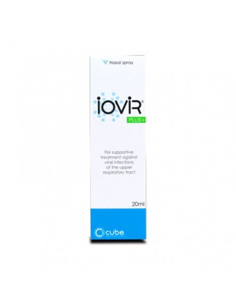 Cube Iovir Plus Nasal Spray (20ml) - Αντιικό Σπρέι για τη Ρινική Συμφόρηση