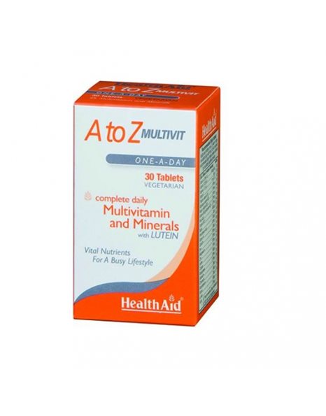 Health Aid A To Z Multivit Lutein 30 ταμπλέτες