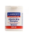 Lamberts Vitamin B-50 Complex, Συμπλεγμα Βιταμινών Β για την Καλή Υγεία του Νευρικού Συστήματος,60 tabs
