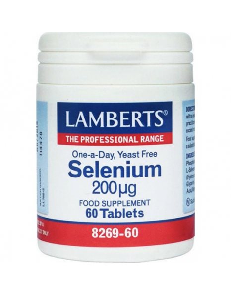Lamberts - Οργανική μορφή Σεληνίου 200mg 60tabs