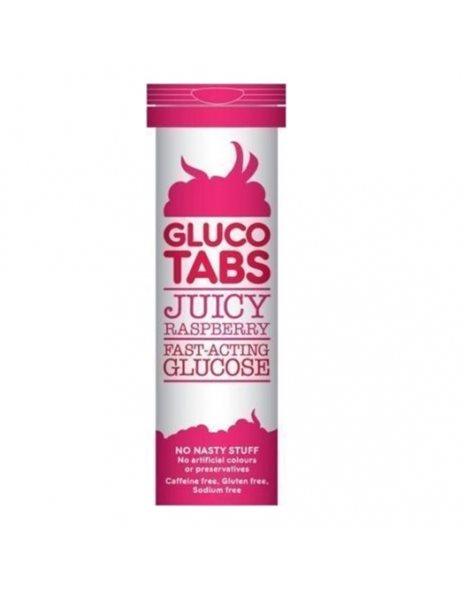 Gluco Tabs Lift Fast Acting Juicy Rasberry Ταμπλέτες Γλυκόζης με Γεύση Βατόμουρο, 10 tabs
