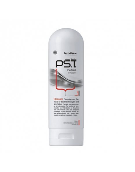 Frezyderm PS.T. Cleanser Step1 Υγρό Καθαριστικό Προσώπου - Σώματος Κατά της Ψωρίασης 200ml