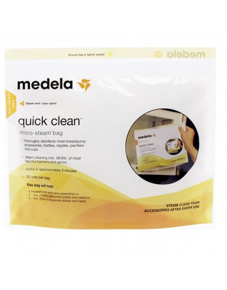 Medela Quick Clean Σακουλάκια Αποστείρωσης σε Μικροκύματα 5τμχ