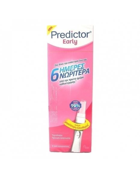 Predictor Early Τεστ Εγκυμοσύνης 6 Ημέρες Νωρίτερα 1τμχ