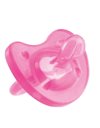 CHICCO Πιπίλα Physio Soft Όλο Σιλικόνη 0m+ Ροζ, 1τμχ (02711-11)