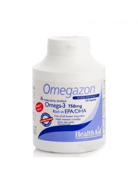 Health Aid Omegazon High Potency Omega 3 750mg 120 κάψουλες