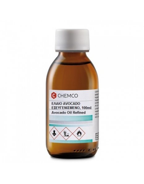 Chemco Avocado Oil Refined Έλαιο Αβοκάντο Εξευγενισμένο, 100ml