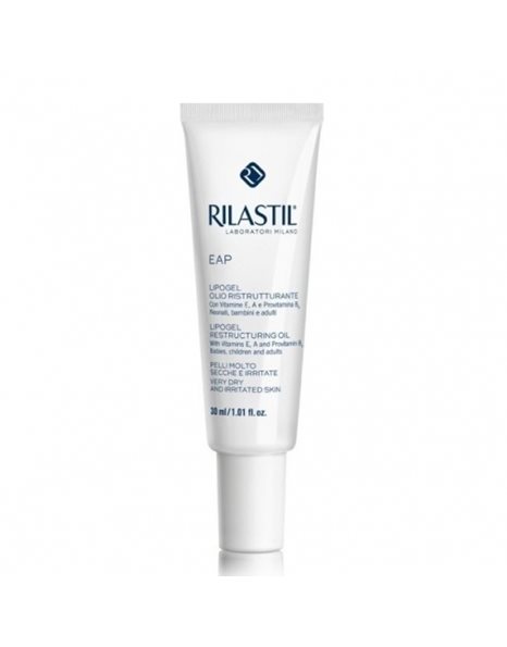 Rilastil EAP Lipogel Restructuring Oil Λάδι Ανάπλασης σε μορφή γέλης για την πολύ ξηρή & ευερέθιστη επιδερμίδα, 30ml