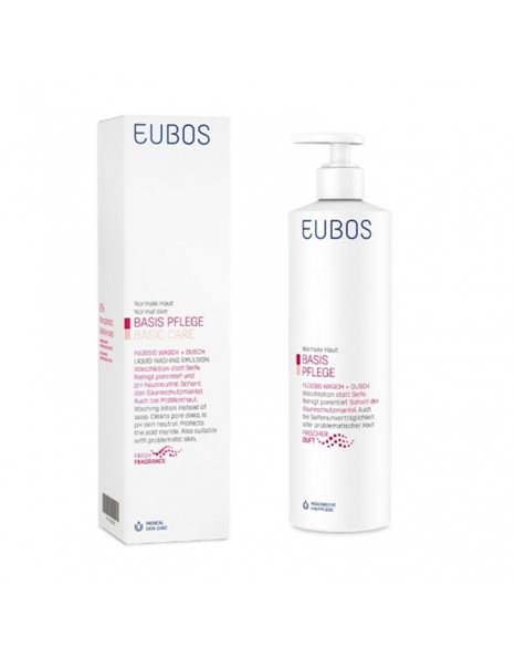 Eubos Liquid Washing Emulsion Red Υγρό Καθαρισμού Προσώπου & Σώματος, 400ml