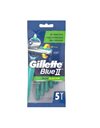 Gillette Blue II Slalom Plus Ξυραφάκια μιας Χρήσης 5τμχ