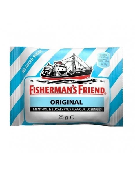 Fisherman's Friend Original Μέντα Ευκάλυπτος για τον Ερεθισμένο Λαιμό & το Βήχα 25gr