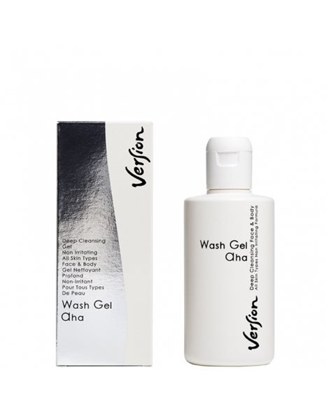 VERSION Wash-GEel AHA Deep Cleansing Gel, ειδικό για καθαρισμό προσώπου και σώματος, 200ml