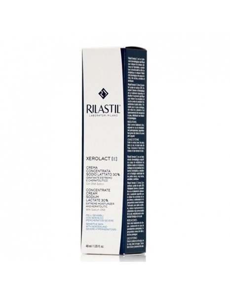 Rilastil Xerolact Concentrate Cream Sodium Lactate 30% Συμπυκνωμένη κρέμα για τη Ξηροδερμία & την έντονη Υπερκεράτωση, 40ml