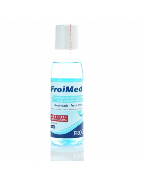 FROIKA FroiMed Στοματικό Διάλυμα κατά της Κακοσμίας και της Μικροβιακής Πλάκας - 250ml