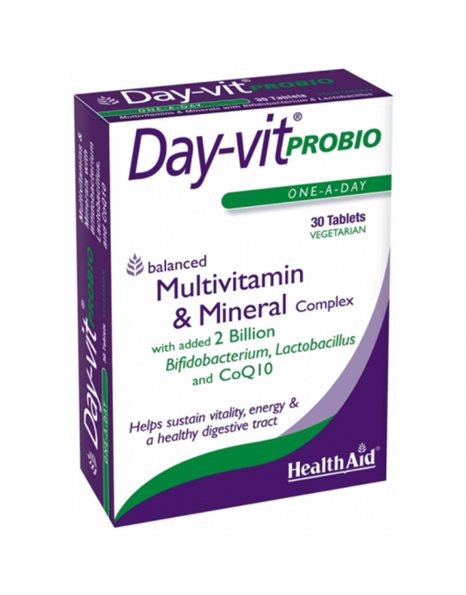 Health Aid Day-Vit Probio Probiotics CoQ10 30 ταμπλέτες