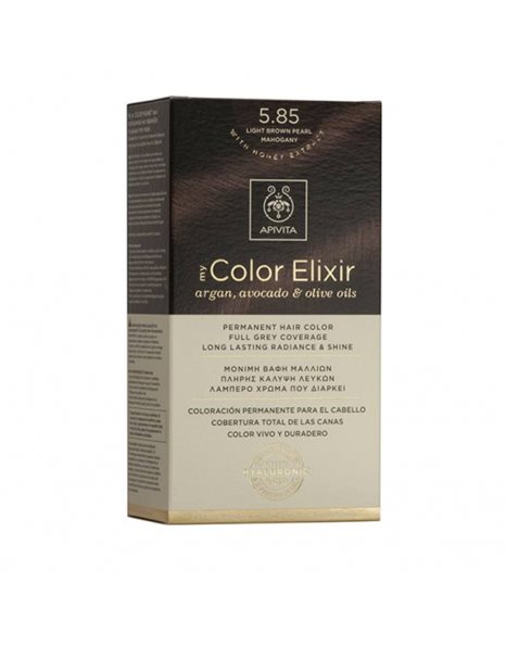 Apivita My Color Elixir 5.85 Καστανό Ανοιχτό Περλέ