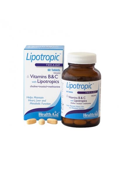 Health Aid Lipotropics with Vitamins B & C 60 ταμπλέτες