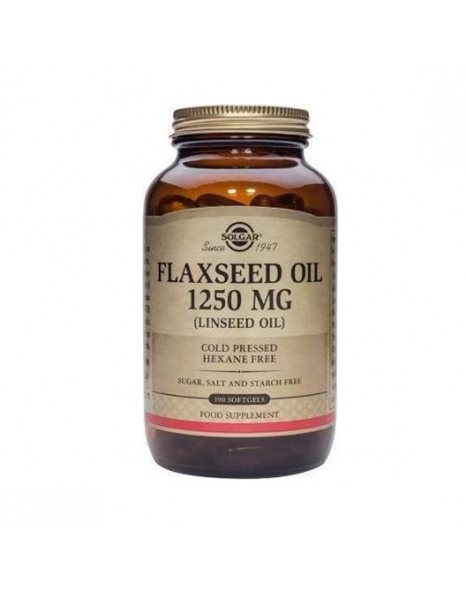 Solgar Flaxseed Oil 1250mg 100 μαλακές κάψουλες