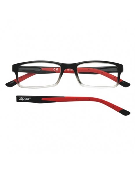 Zippo Γυαλιά Πρεσβυωπίας Κοκάλινα Χρώμα:Κόκκινο-Μαύρο-Λευκό[31Z091-RED300],+3.00