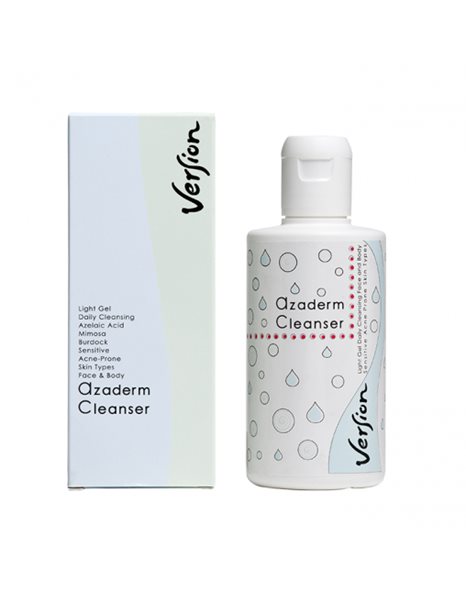 Version Azaderm Cleanser καθαριστικό gel προσώπου 200ml. Καθαριστικό gel προσώπου/σώματος