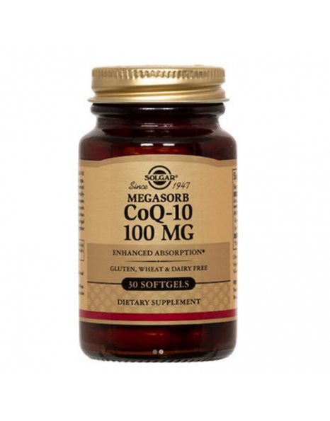 Solgar Vegeterian CoQ-10 100mg 30 μαλακές κάψουλες