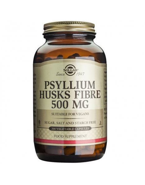 Solgar Psyllium Husks Fibre Caps 500mg 200 φυτικές κάψουλες