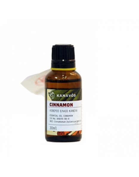 Kanavos Essential Oil Αιθέριο Έλαιο Cinnamon 30ml