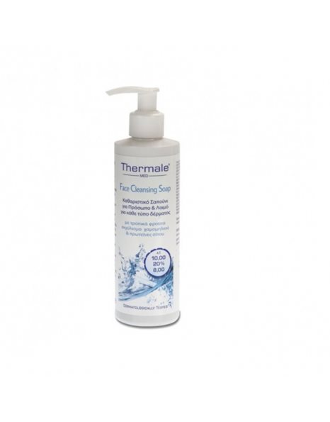 Thermale Med Face Cleansing Soap Καθαριστικό Σαπούνι για Πρόσωπο & Λαιμό, 250ml