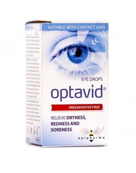 Uplab Pharmaceuticals Optavid Οφθαλμικές Λιπαντικές σταγόνες με Υαλουρονικό Οξύ 10ml