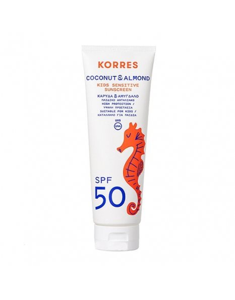 Korres Coconut & Almond Kids Sensitive Sunscreen SPF50 250ml