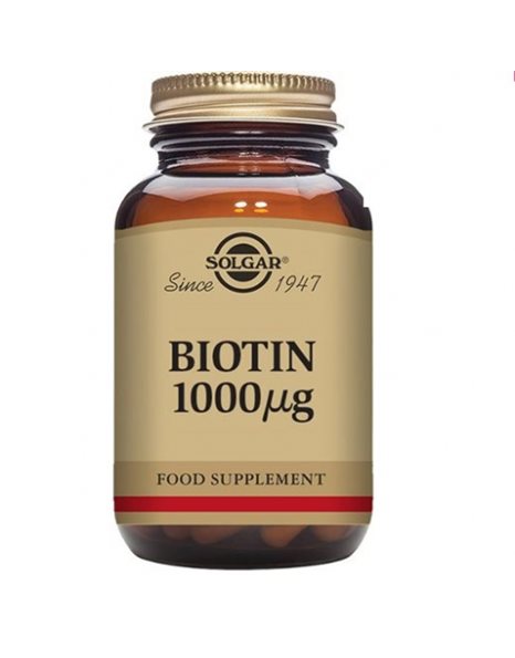 Solgar Biotin 1000mg, 50 Vegetable Caps