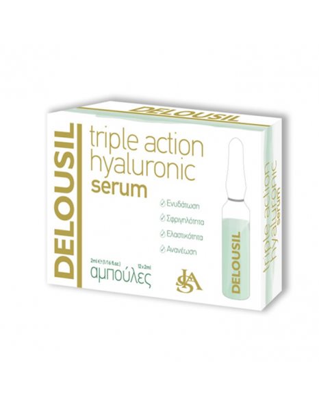 Delousil Triple Action Hyaluronic Serum 2ml 1τμχ