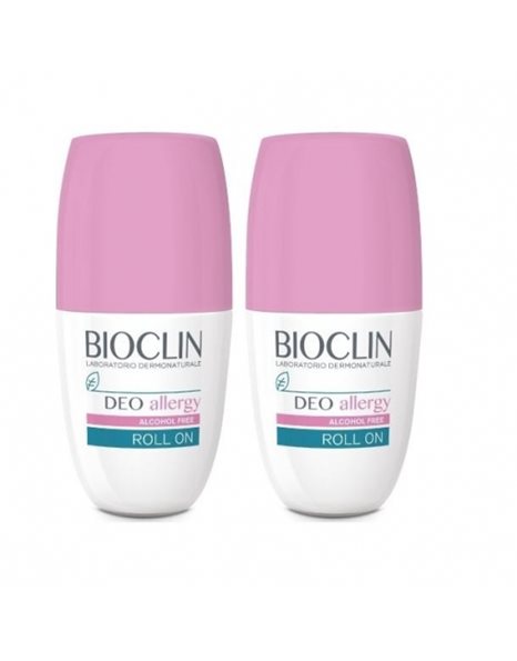 Bioclin Deo Allergy Alcohol Free Roll-On 2 x 50ml