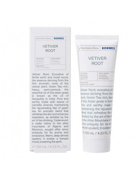 Korres Vetiver Root Aftershave Γαλακτωμα για Μετά το Ξύρισμα 125ml