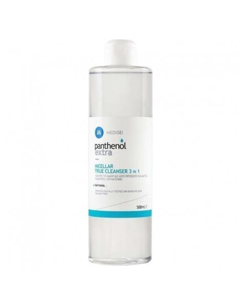 MEDISEI Panthenol Extra Micellar True Cleanser 3 in 1 Καθαριστική Λοσιόν Προσώπου & Ματιών 500ml
